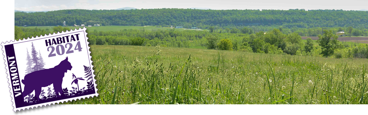 Lemon Fair WMA grasslands with 2024 Habitat Stamp overlay