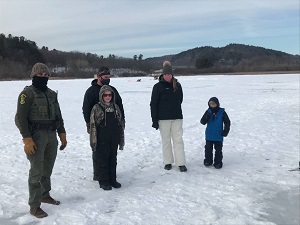 Enjoying Ice Fishing