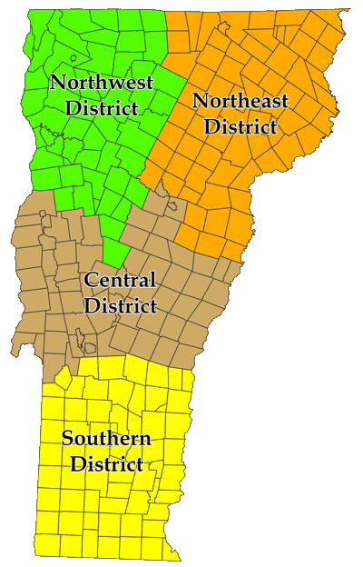 Game Warden patrol district map