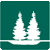 graphic of softwood trees