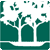 graphic of hardwood trees in water