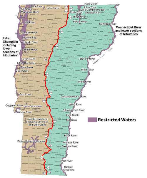 restricted waters map