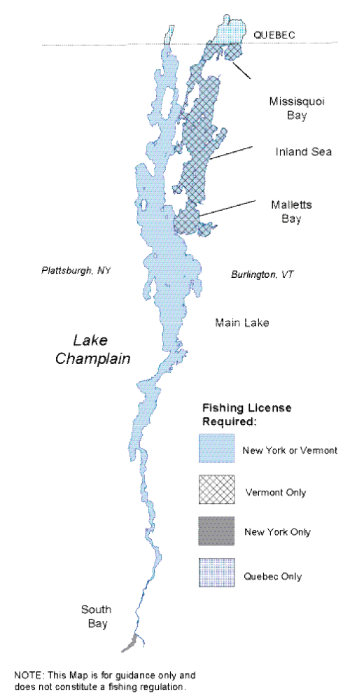 Lake Champlain Map