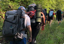 group of hikers