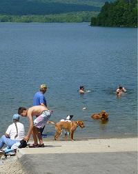No Swimming in Fishing Access Areas