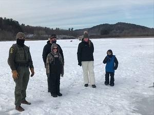 Enjoying Ice Fishing